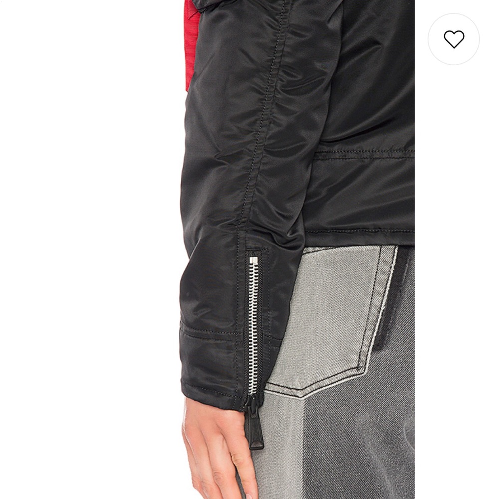 ALPHA INDUSTRIES Outlaw Biker Moto Jacket - Picture 6 of 8